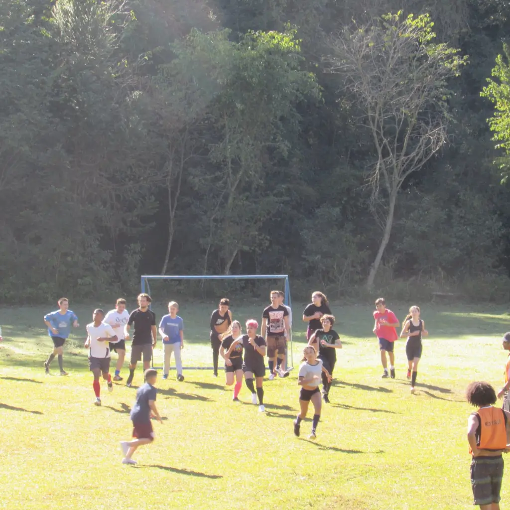 Jogos no Acampamento de Férias de Janeiro