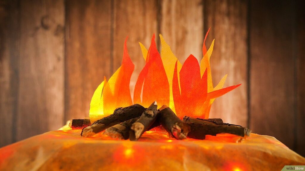 Acampamento de Férias dentro de Casa Fogueira