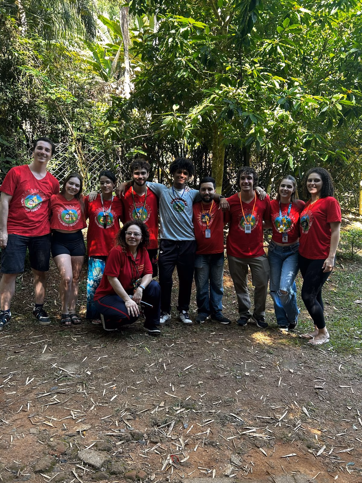 acampamento de férias